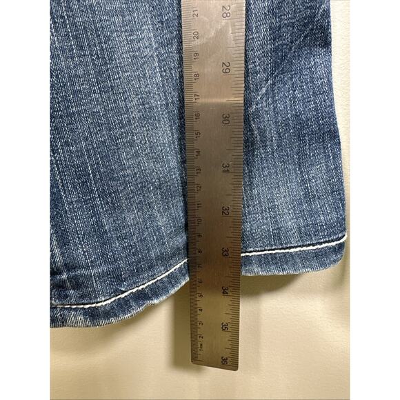 BKE Jeans Tenley Womens 28x33.5 Low Rise‎ Bootcut Medium Wash Embroidered - Picture 9 of 9